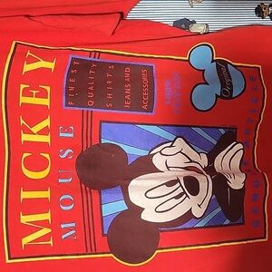MICKEY UNLIMITED MICKEY MOUSE T-SHIRT XL Made In Usa XL Jerry Leigh